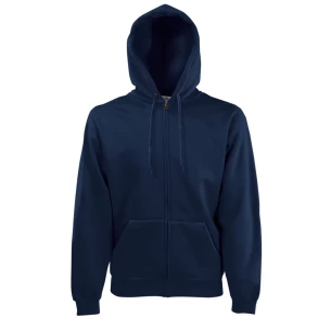 FOTL Camisola com capuz com fecho de correr - Vermelho