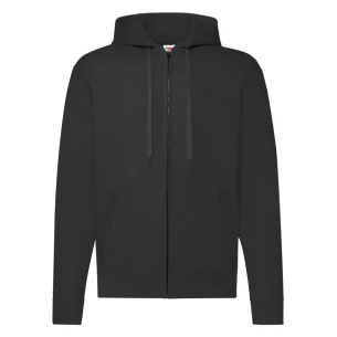 FOTL Camisola com capuz com fecho de correr - Preto