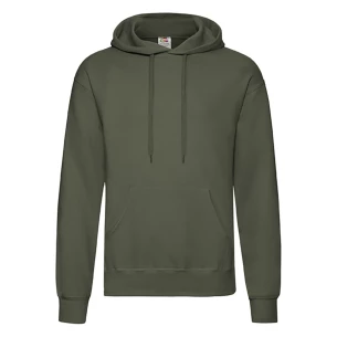 Sweatshirt com capuz FOTL - Azeitona