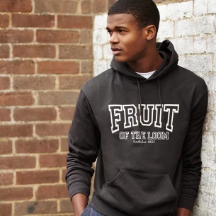 Sweatshirt com capuz FOTL - Borgonha