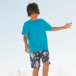 T-shirt para criança FOTL ValueWeight - Roxo