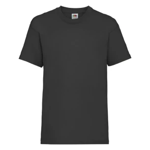 T-shirt para criança FOTL ValueWeight - Preto