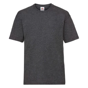 T-shirt para criança FOTL ValueWeight - Melange cinzento escuro