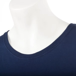 T-Shirt FOTL Lady-Fit ValueWeight - Melange azul-marinho
