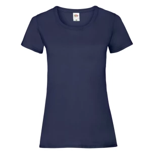 T-shirt FOTL Lady-Fit ValueWeight - Azul marinho