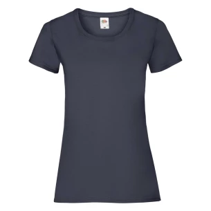 T-Shirt FOTL Lady-Fit ValueWeight - Azul-marinho escuro