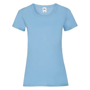 T-shirt FOTL Lady-Fit ValueWeight - Azul