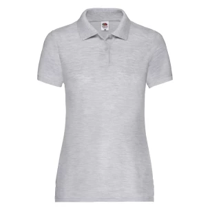 Camisola pólo 65-35 para senhora - Cinzento
