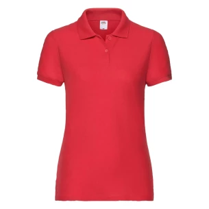 Camisola pólo 65-35 para senhora - Vermelho