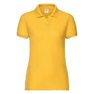 Camisa pólo 65-35 para mulher - Amarelo escuro