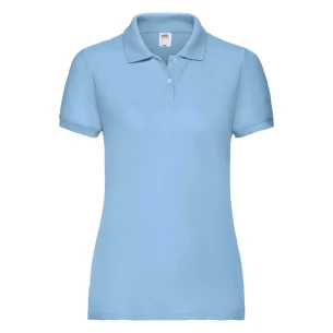 Camisa pólo 65-35 para senhora - Azul