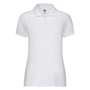 Camisola pólo 65-35 para mulher - Branco