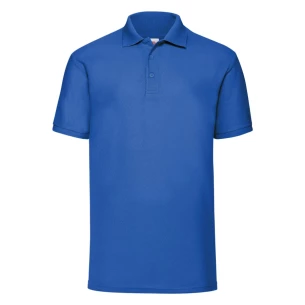 Camisa pólo 65-35 para homem - Azul