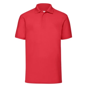 Camisola pólo 65-35 para homem - Vermelho
