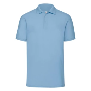 Camisa pólo 65-35 para homem - Azul