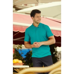Camisa pólo 65-35 para homem - Azul