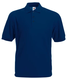 Camisa pólo 65-35 para homem - Azul