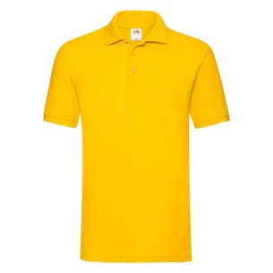 Camisola pólo Fruit Of The Loom Premium - Amarelo escuro