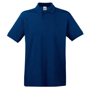 Camisola pólo Fruit Of The Loom Premium - Azul-marinho escuro