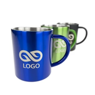 Caneca de aço Hugo - Vermelho