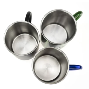 Caneca de aço Hugo - Vermelho