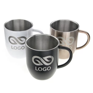 Caneca de aço Falun - Branco
