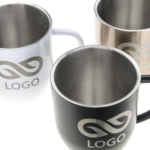 Caneca de aço Falun - Branco