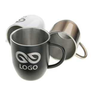 Caneca de aço Falun - Branco