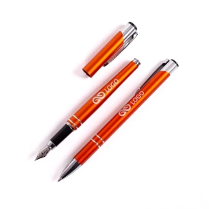 Conjunto caneta + caneta Cosmo - Azul