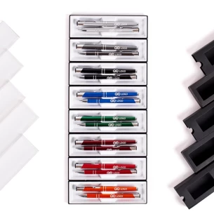 Conjunto caneta + caneta Cosmo - Vermelho