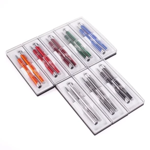 Conjunto caneta + caneta Cosmo - Vermelho