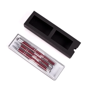 Conjunto de lápis e canetas Cosmo - Vermelho