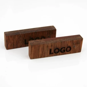 Unidade Flash Wood 8Gb - Bege