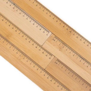 Régua de bambu 30cm