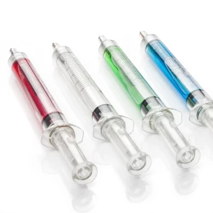 Caneta seringa - Vermelho