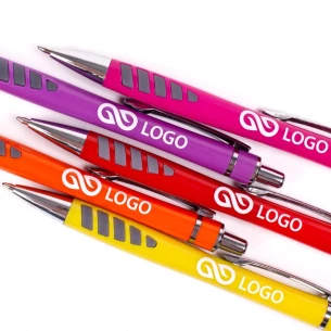 Caneta esferográfica Mercury - Laranja