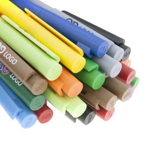 Caneta esferográfica Kalido Solid - Azul marinho